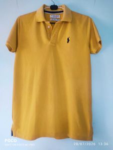 Men's Yellow Polo T-Shirt