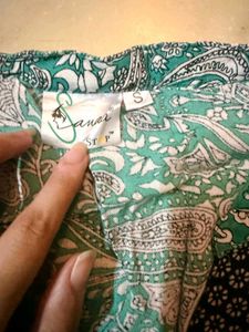 Boho Paisley Print Tunic Top