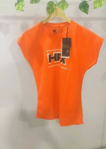 HRX Orange brand new gym T-Shirt