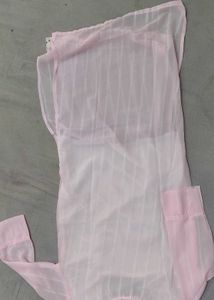 Pretty Pink Embroidered Kurta