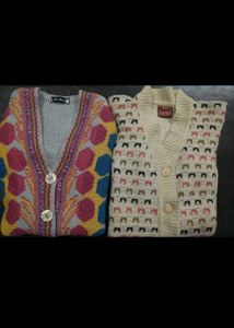 2 Sarathi Knitted  Cardigans