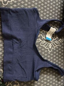 Comfortable Blue Sports Bra