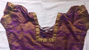 Beautiful Purple Silk Blouses..set of two