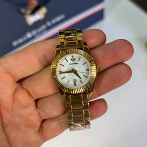 Emporio Armani Gold Watch