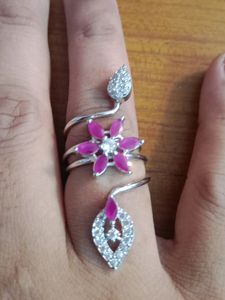 Ad Designer, Adjustable, Beautiful And Elegant Party Wear Ring