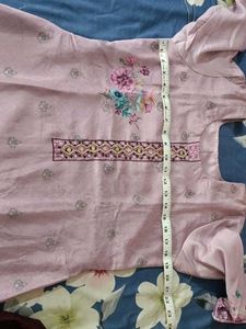 mauve Kurta Set with Dupatta