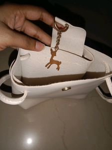 White Sling Bag