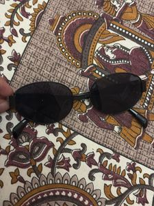 Black Oval Sunglasses