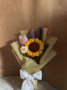 Crocheted Flower Bouquet