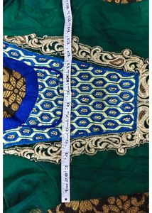 Elegant Green Embroidered Anarkali