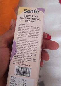 Sanfe Bikini Line Hair Removal Cream 50g