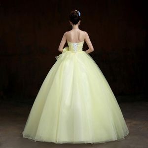 Floral Strapless Ballgown/attached Sleeves