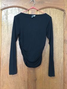 H&M Gathered Jersey Top