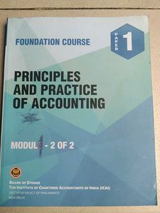 ✨CA Foundation Course Books – Complete book set