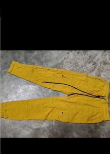 Yellow Cargo Joggers