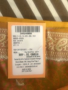 Brand New Banarsi silk With Zari
