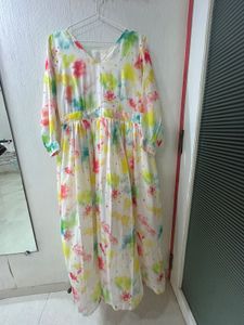 Boho Tie-Dye Maxi Dress
