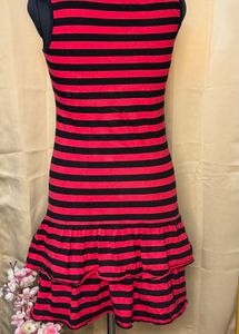 Red &amp; Black Striped Betty Boop Dress