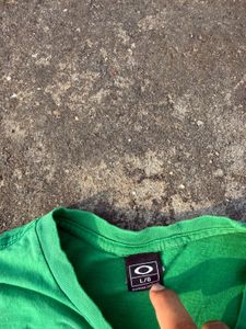 oakley Green Graphic Print T-Shirt