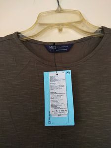 Mark's &amp; Spencer Olive Green Tunic Dress With Belt