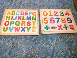 Wooden Puzzle Set Of Two