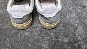 ZARA Grey Suede Lace-Up Sneakers 👟