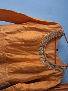 Yellow Anarkali Kurta Set
