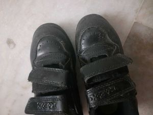 Black Velco School Shoes RexGola