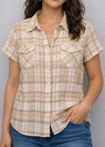 Short Sleeve Button-Up Shirt