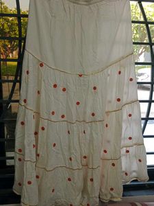 Stylish Ethnic Palazzo Pants &amp; Skirt Set
