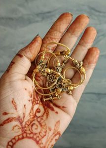 Silver-tone nose ring Set mp