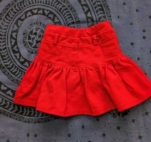 Cute Red Skater Skirt