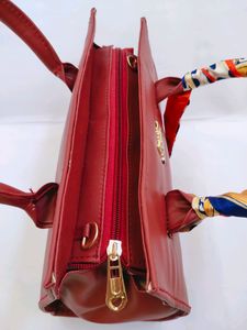 Red Ribbon Bag For Girls/Women
