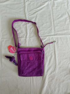 Purple Kipling Crossbody Bag