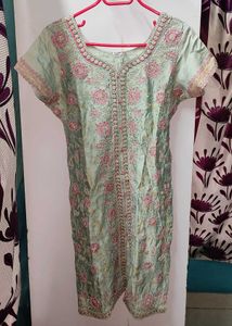 Elegant Punjabi Style Embroidered Kurta Set
