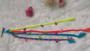 Colorful Braided Hair Accessory (Garba)