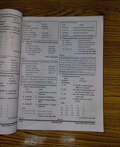 Indian Polity &amp; Governance 2024 Solved Papers