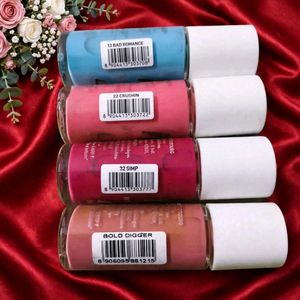 MyGlamm LIT Nail Enamel Set 4