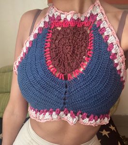 Boho Crochet Halter Top