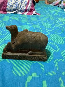 Vintage Vastu Stone Nandi Showpiece
