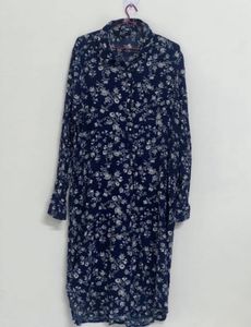 Navy Floral Tunic top