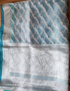 Organza Saree With Blouse