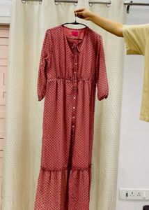 Chic Polka Dot Maxi Dress