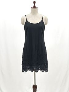 Black Lace Slip Dress