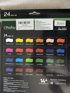Oil Paint Set - 24 Colors