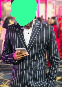 Men's Striped Suit Set