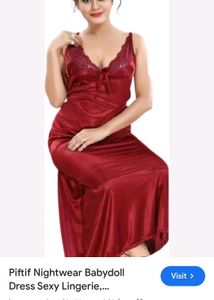 Satin Mexi Night Dress