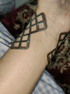Unique Geometric Cuff Bracelet