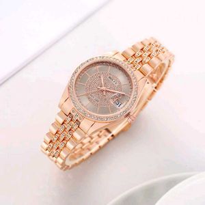 Rose Gold Diamond Watch