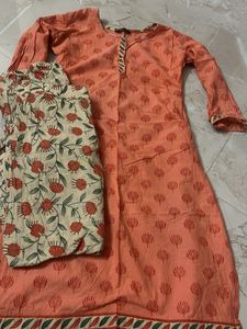 Designer Cotton Kurta Set
